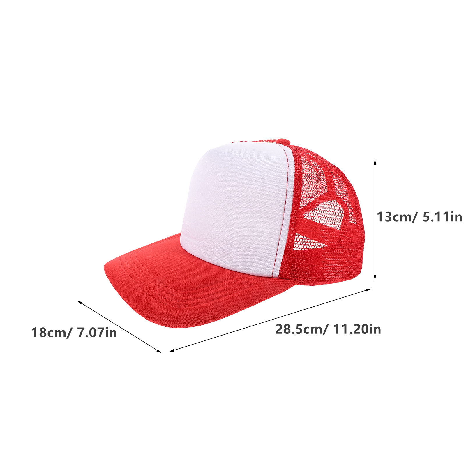 10Pcs Blank Baseball Hats Mesh - огляд і ціна Hat Sublimation Blank