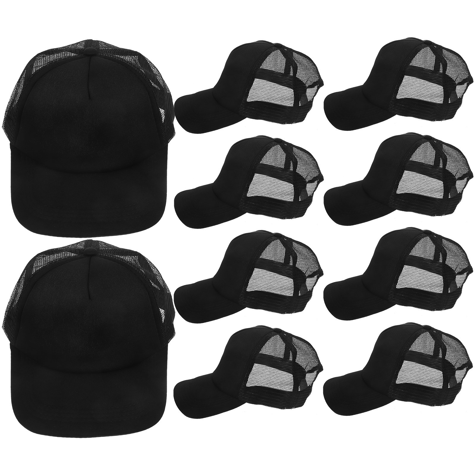 10Pcs Blank Mesh Baseball Hats - огляд і ціна Hat Sublimation Blank